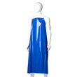 Reusable PVC Apron with Hooks Blue, 900mm x 1200mm, 300mu